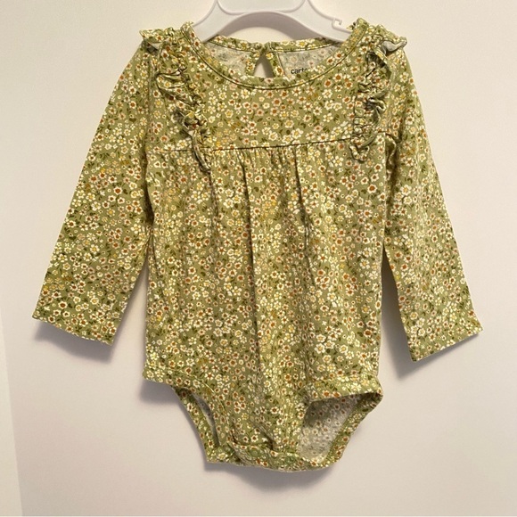 Carter's Baby Girl Quilted Vest/ Bodysuit/ Pull-On Jean Pants Size 18 Months - Picture 6 of 14